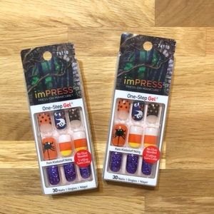 2 Boxes of Impress Press On Nails - Psycho